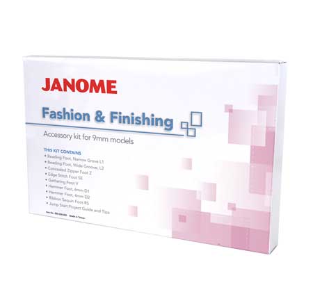 JANOME Fashion and Finishing Kit (9 mm)