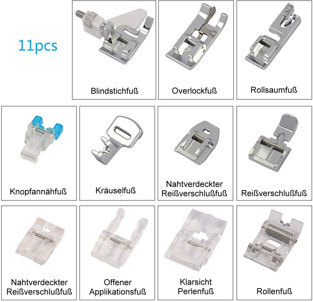 NCB Nähfuß-Set 11-teilig