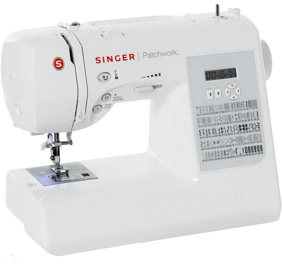 SINGER Patchwork 7285 Quilt mit Mega-Anschiebetisch