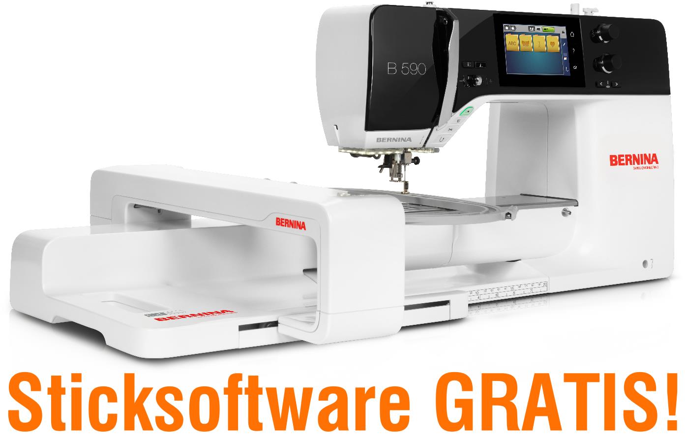 BERNINA 590 mit SDT-Stickmodul inkl. Kurs BERNINA 590 mit SDT-Stickmodul inkl. Kurs