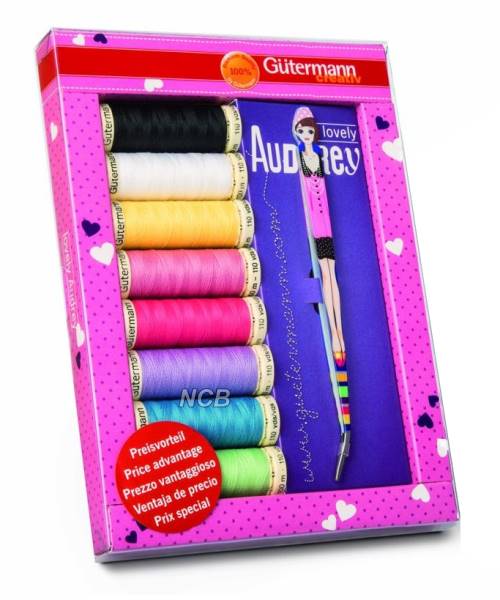 GÜTERMANN Nähfaden-Set mit Pinzette