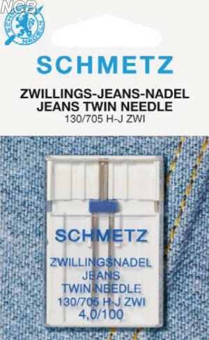 Zwillings-Jeans Nadel - Nadelabstand 4 mm