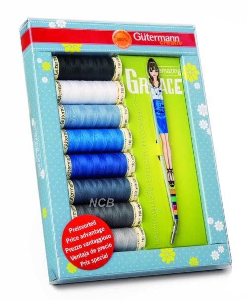 GÜTERMANN Nähfaden-Set mit Pinzette