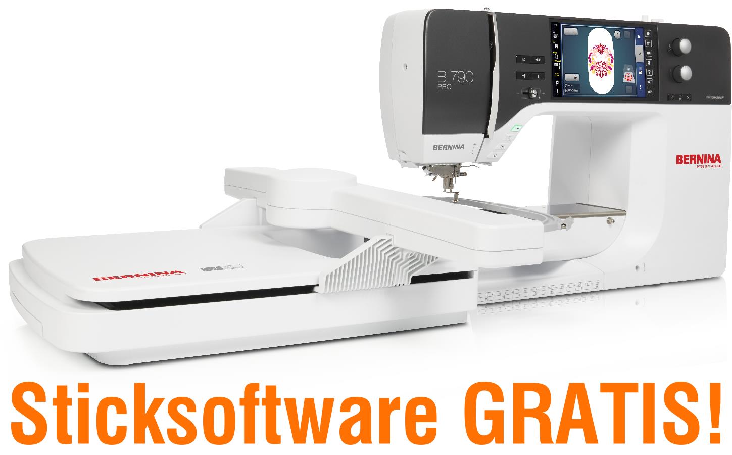 BERNINA 790 PRO mit SDT-Stickmodul inkl. Kurs BERNINA 790 PRO mit SDT-Stickmodul inkl. Kurs