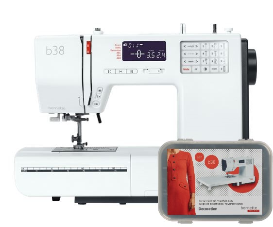 BERNETTE 38 inkl. Nähfuß-Set