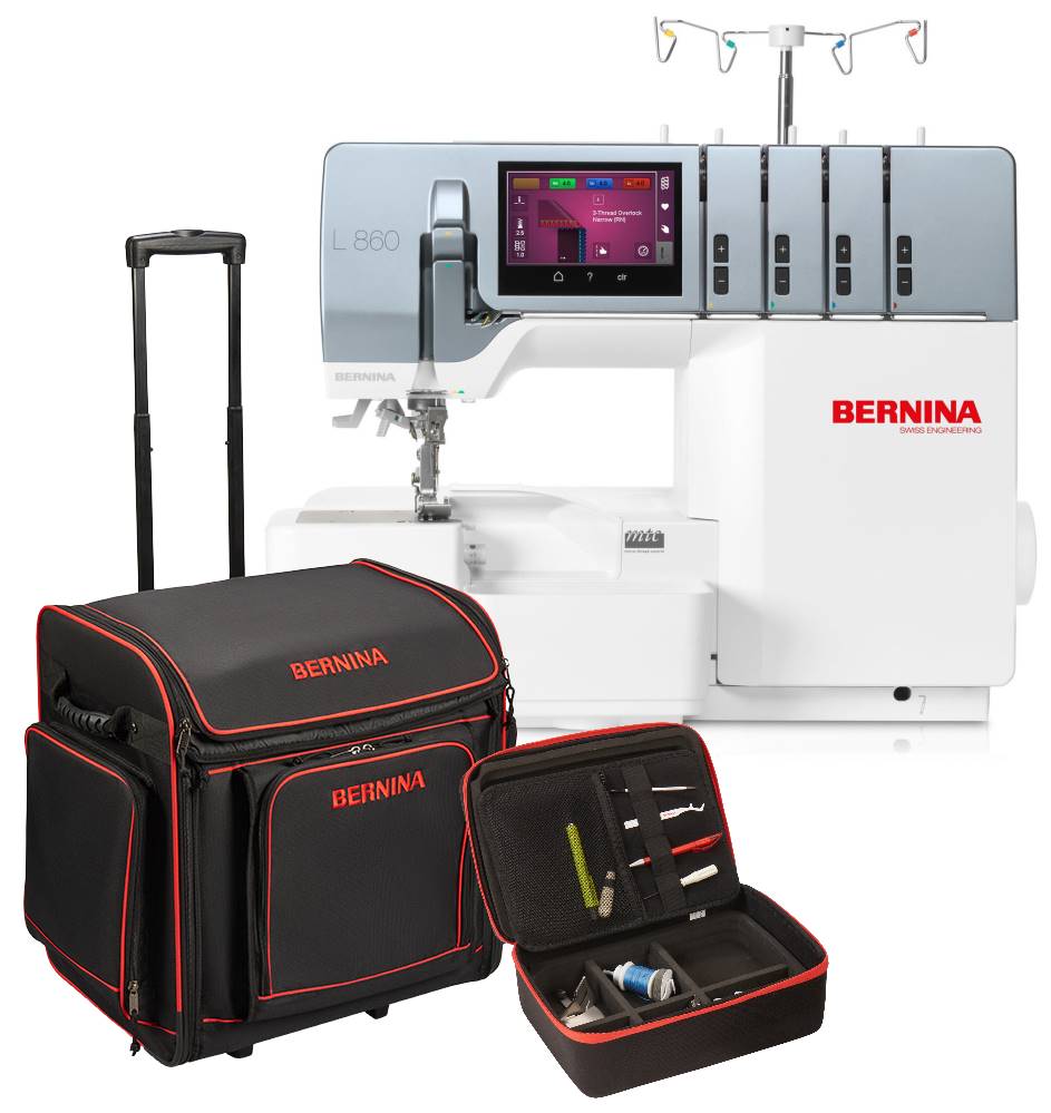 BERNINA L860 inkl. Trolley und Zubehörkoffer