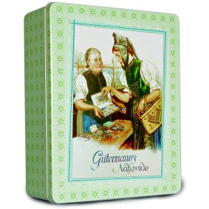 GÜTERMANN Nostalgiedose - grün, groß