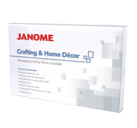 JANOME Crafting & Home Decor Set (9 mm)