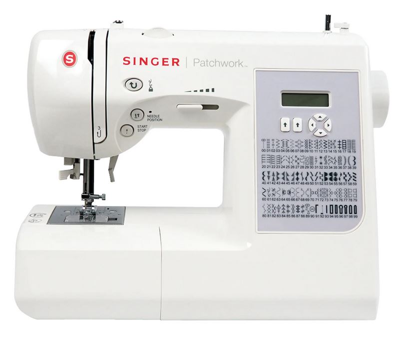 SINGER Patchwork 7285 Quilt mit Mega-Anschiebetisch